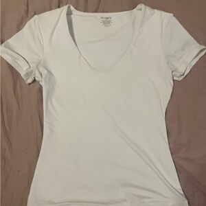 Fitted Women's Short Sleeve Tee in White